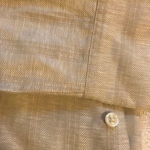 Perry Ellis Linen Blend Long Sleeve